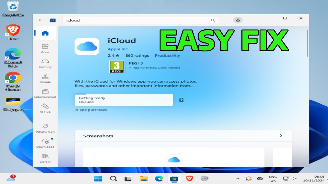 How To Fix iCloud Error 0x8007017B in Windows