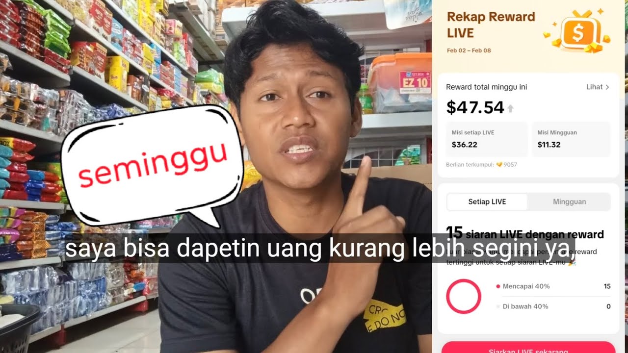 Pindah Dari Youtube Ke Tiktok! Berikut  Penghasilan Saya Selama Seminggu Dari Tiktok