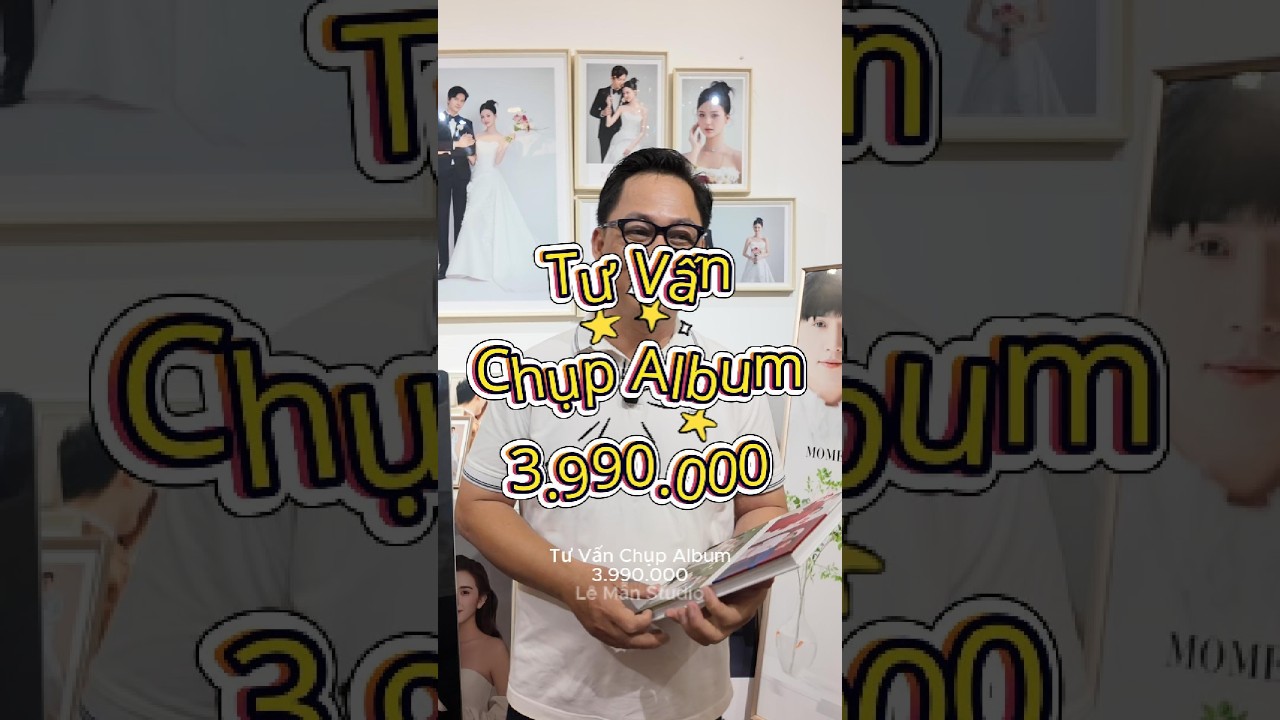 Tư vấn gói chụp album cưới phim trường Studio chỉ 3.990.000 VNĐ – Đẹp tinh tế, kinh phí cực mê!