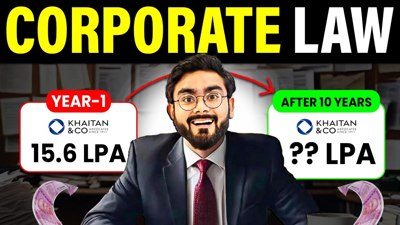 Corporate LAWYER Job Reality after NLU & Exact SALARY offered by TOP 6 law firms