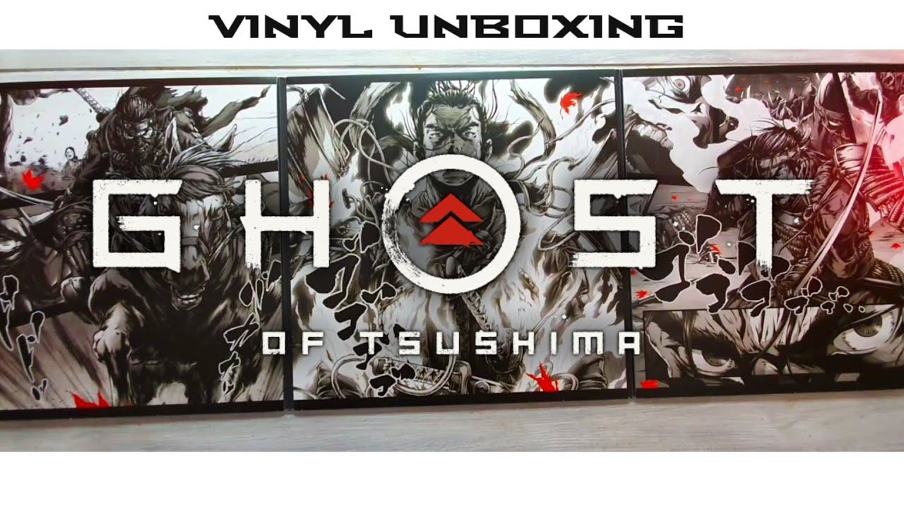 Unboxing Ghost of Tsushima Vinyl Record Soundtrack