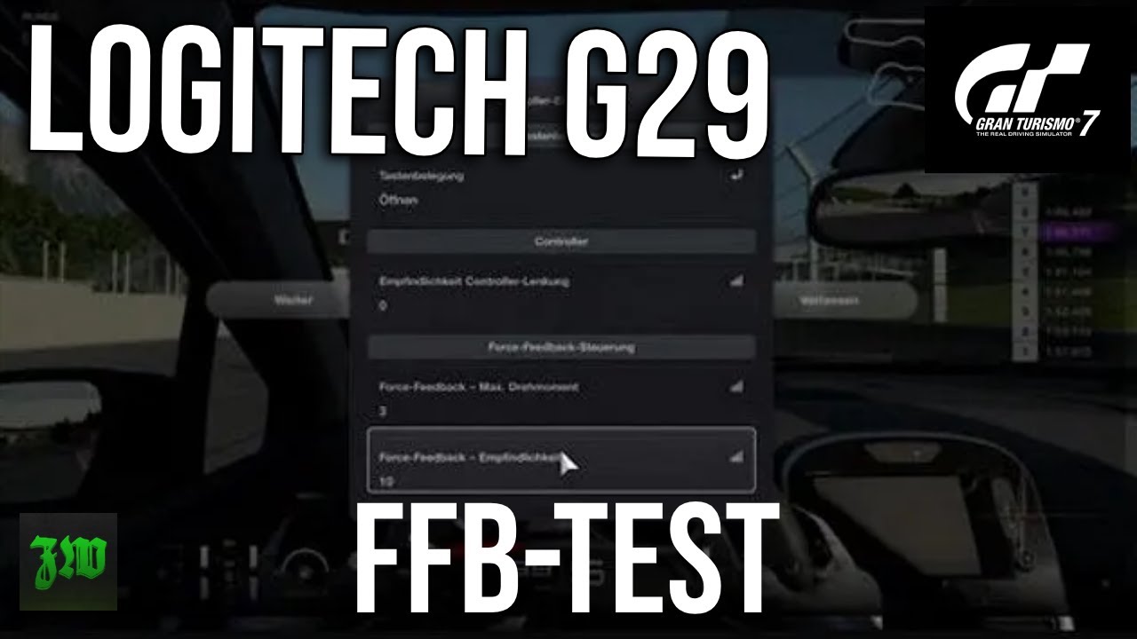 #010 FFB-Einstellung Logitech G29 austesten - Let's Play Gran Turismo 7 (PS4, deutsch/badisch/blind)