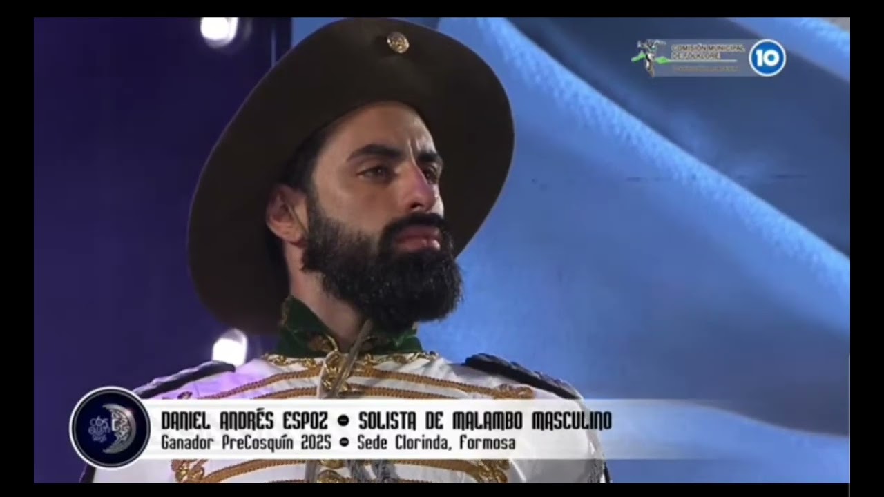 Finalista: Solista de Malambo: Daniel Andrés Espoz. Salteño: por Sede Clorinda (Formosa)