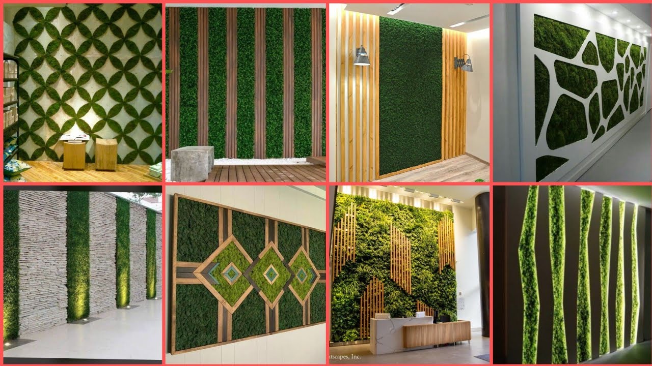 Top Stylish artificial Grass wall designing ideas | Top grass wall decor ideas