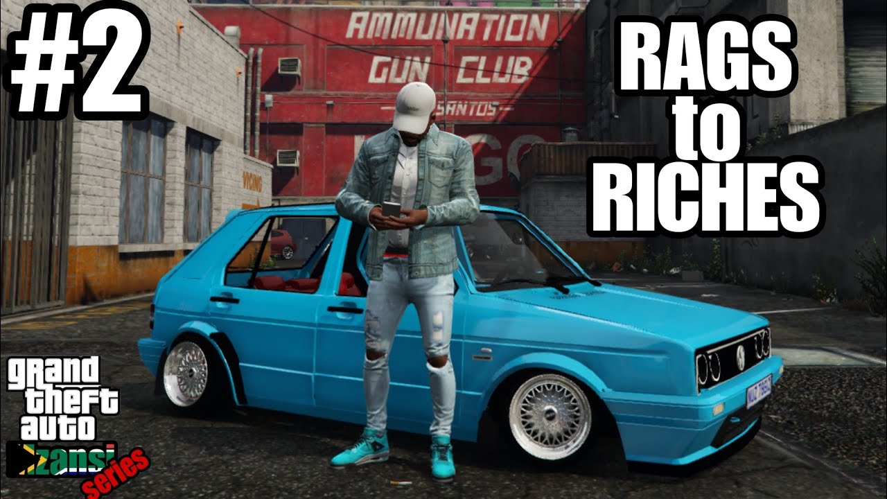 GTA Mzansi EP2 - JOB HUNTING with VW mk1 citi golf | The Hustler | legacy edition, stereo hearts,