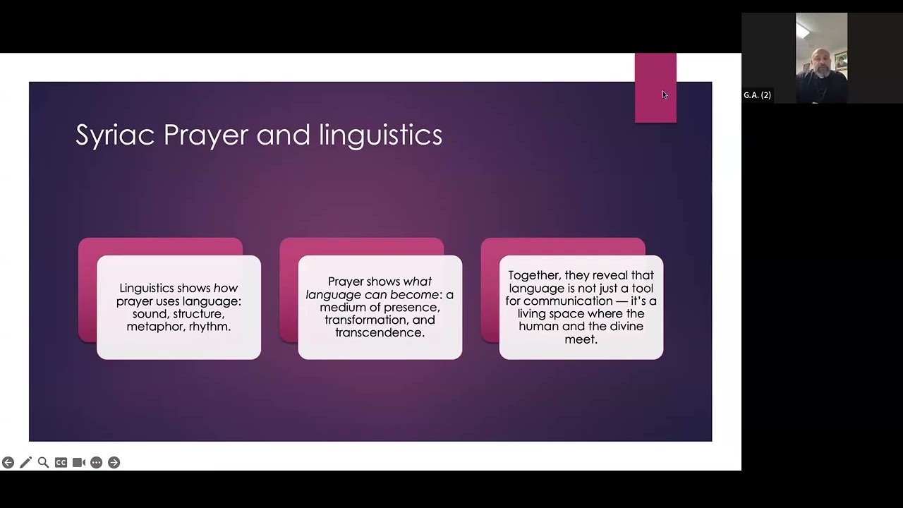 Our Syriac Prayers & Linguistics