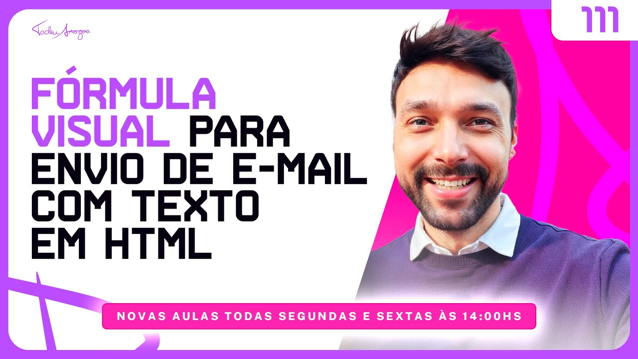 Fórmula Visual para Envio de E-mail com Conteúdo em HTML - #111