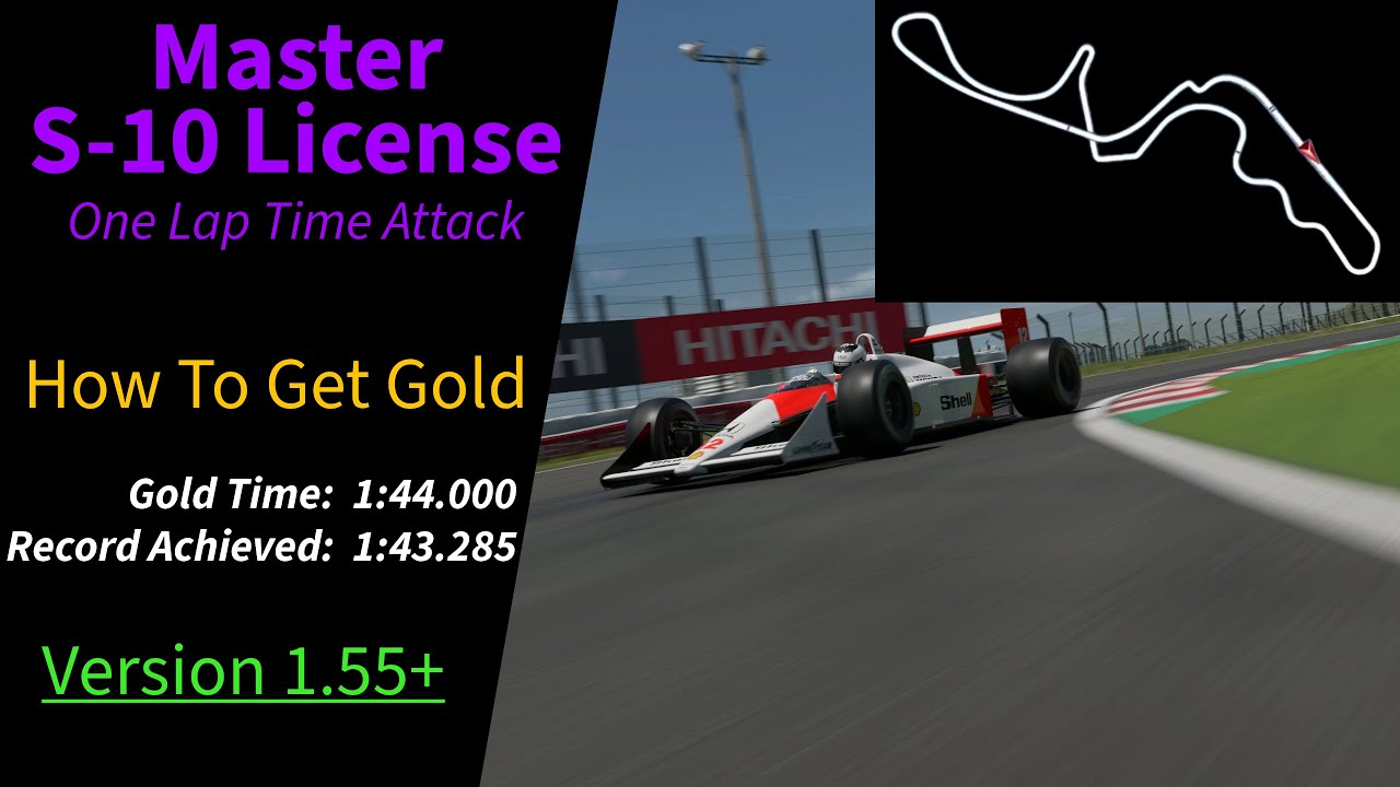 GT7 | How to get Gold on the Master S-10 License (Update 1.55+)