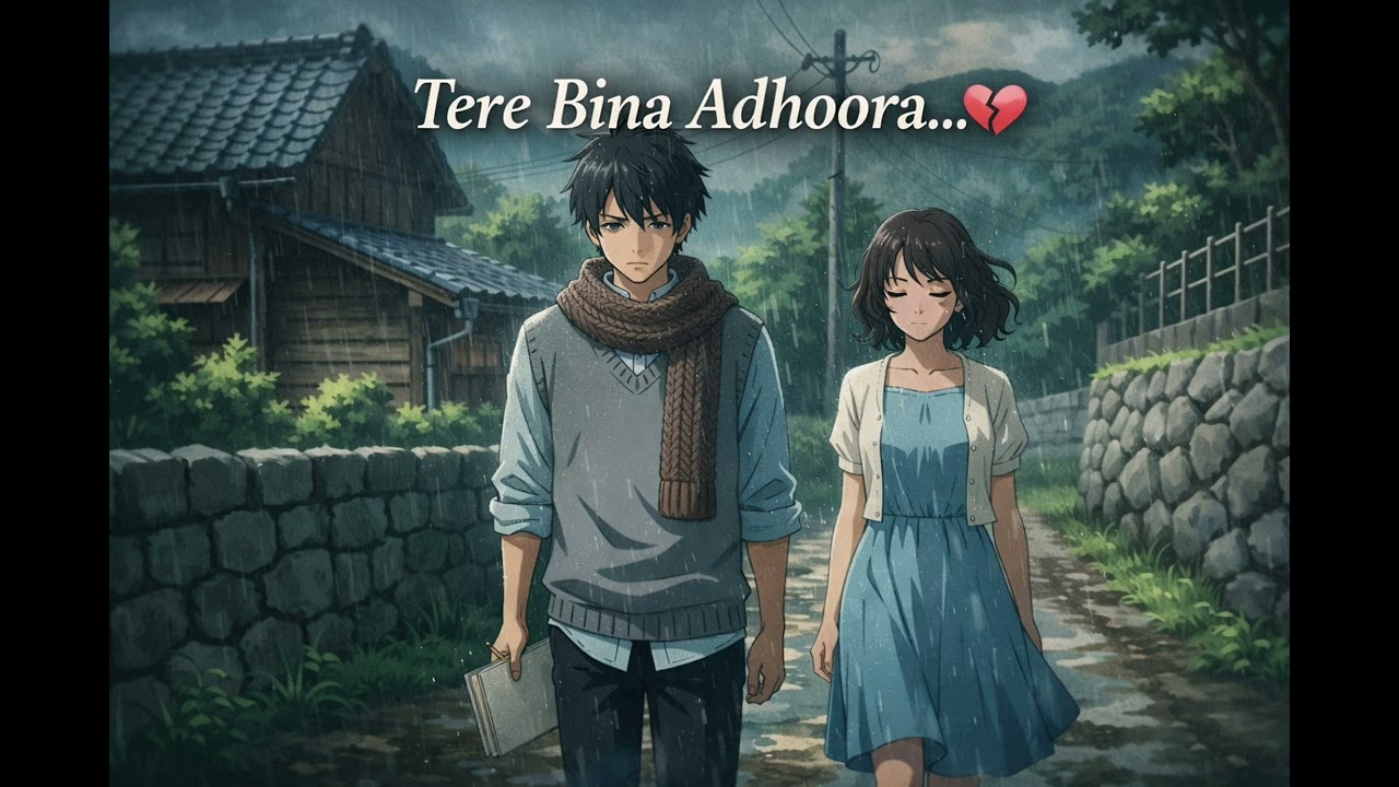 Tere Bina Adhoora 💔 | Sad Lofi Song 2026 | Heart Touching Breakup Song | Hindi Lofi
