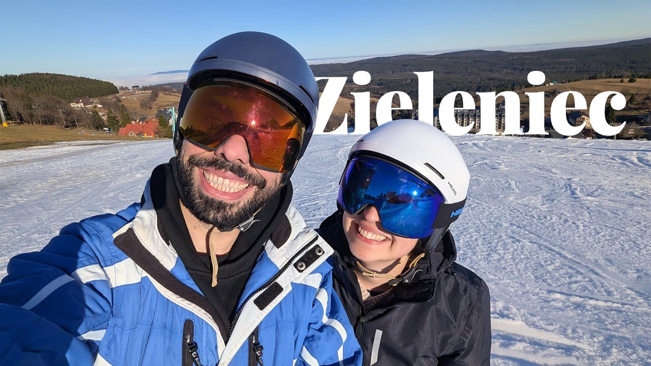 Skiing Fail at Zieleniec Ski Arena and Borscht in Czechia - Duszniki-Zdró - Poland