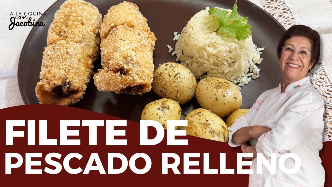 COMO HACER FILETE DE PESCADO RELLENO