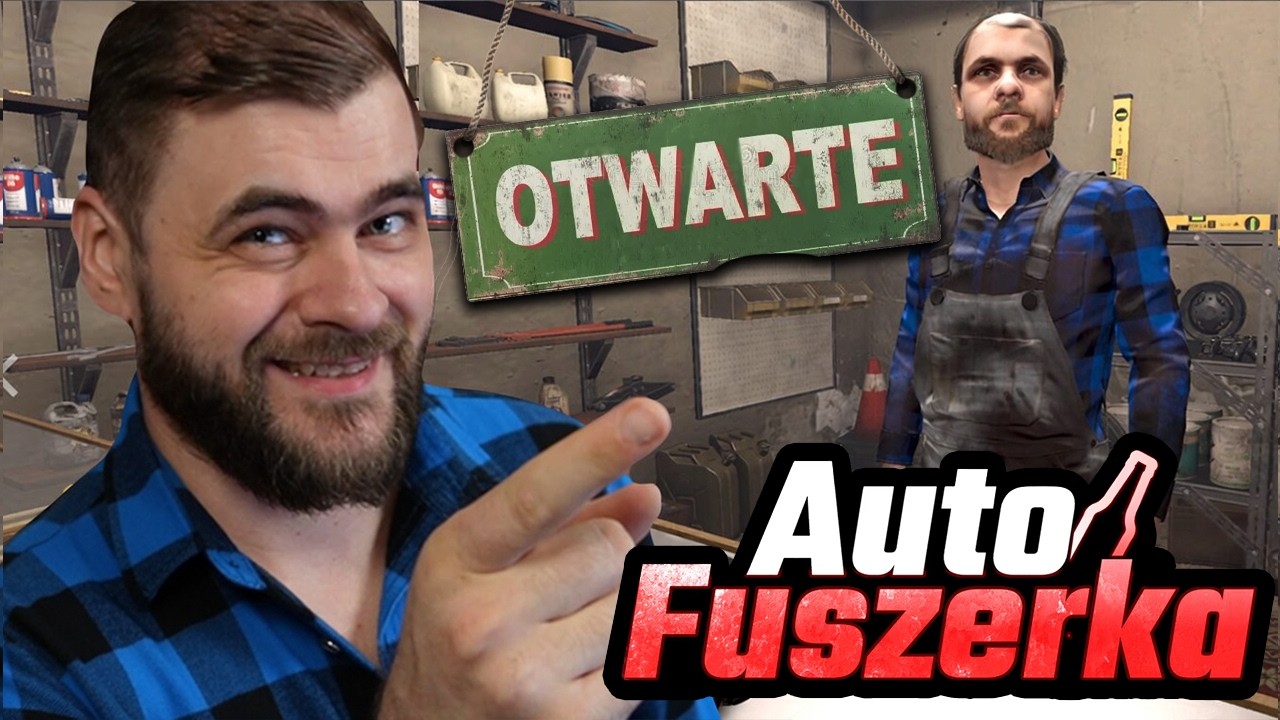 Zostałem mechanikiem-oszustem. Premiera polskiego symulatora - Auto Fuszerka (odc. 1)