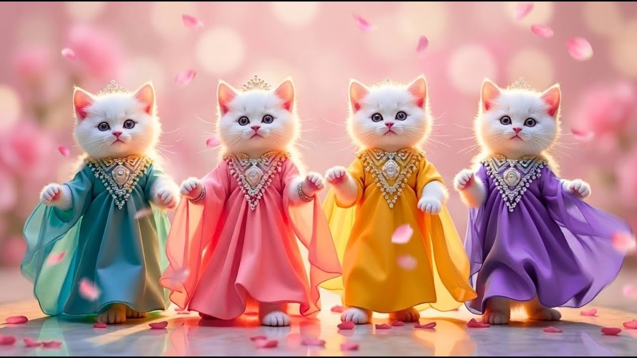 Cute Cat Dance Reel 😍 AI Funny Cats💃🐱 | Dance Videos for cats 