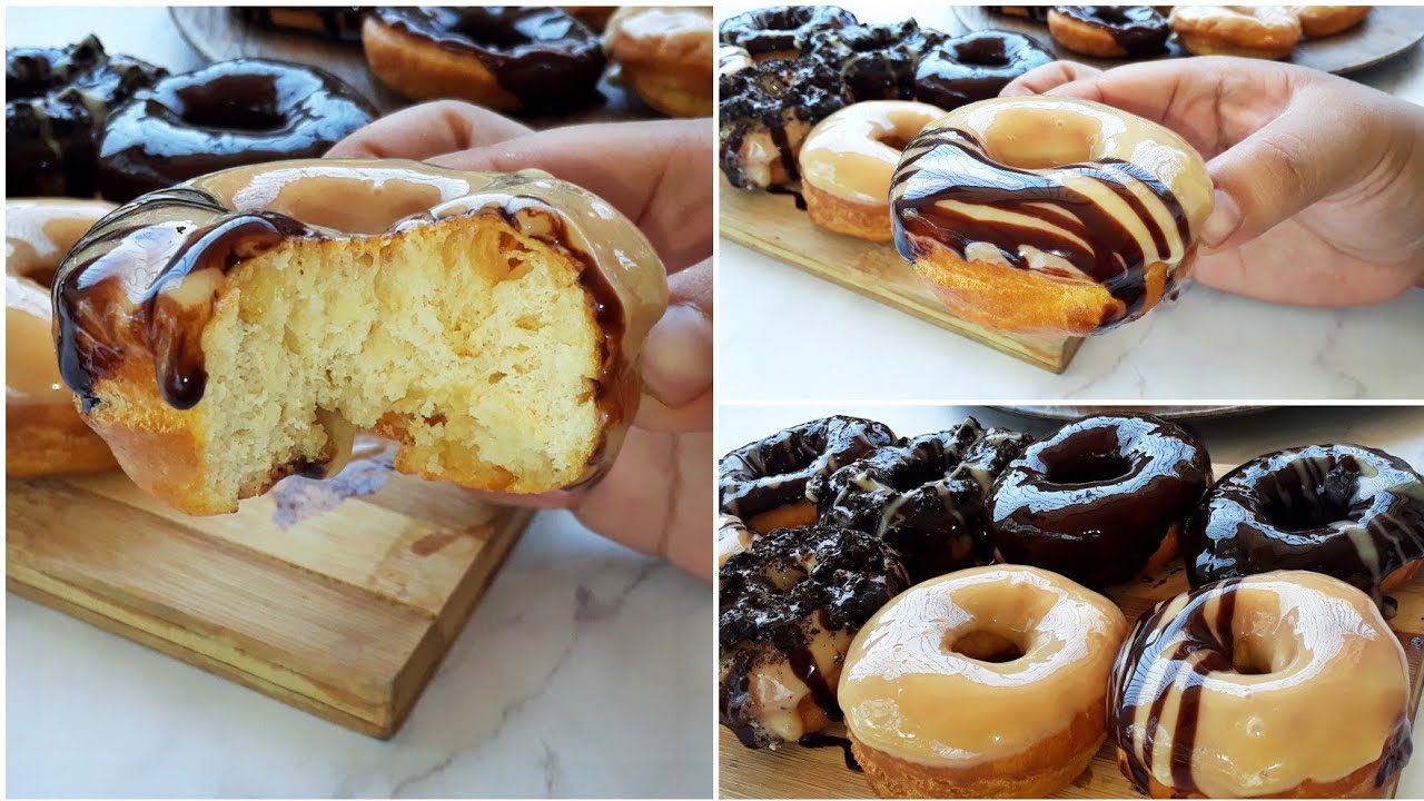 No Yeast Donut Recipe | No Knead Donuts with Easy 2 Ingredient Glaze