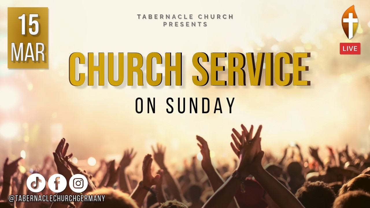 Christian worship service on Sunday, March 15, 2026, in Mannheim, Germany LIVE