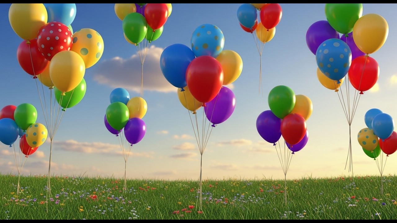 Balloons of Every Color | Learn Colors Song for Toddlers