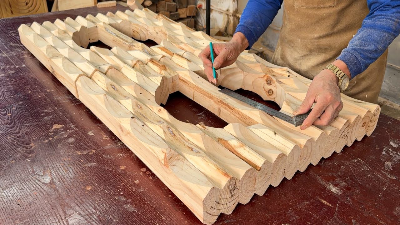 Unique Combination of Recycled Logs // Create Eye Catching Interiors With This Great Design Idea
