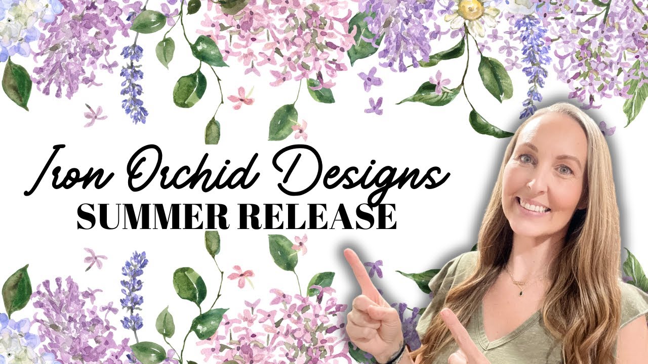 IOD SUMMER REVEAL: Iron Orchid Designs Summer Release - Thrift flips - Trash to treasure