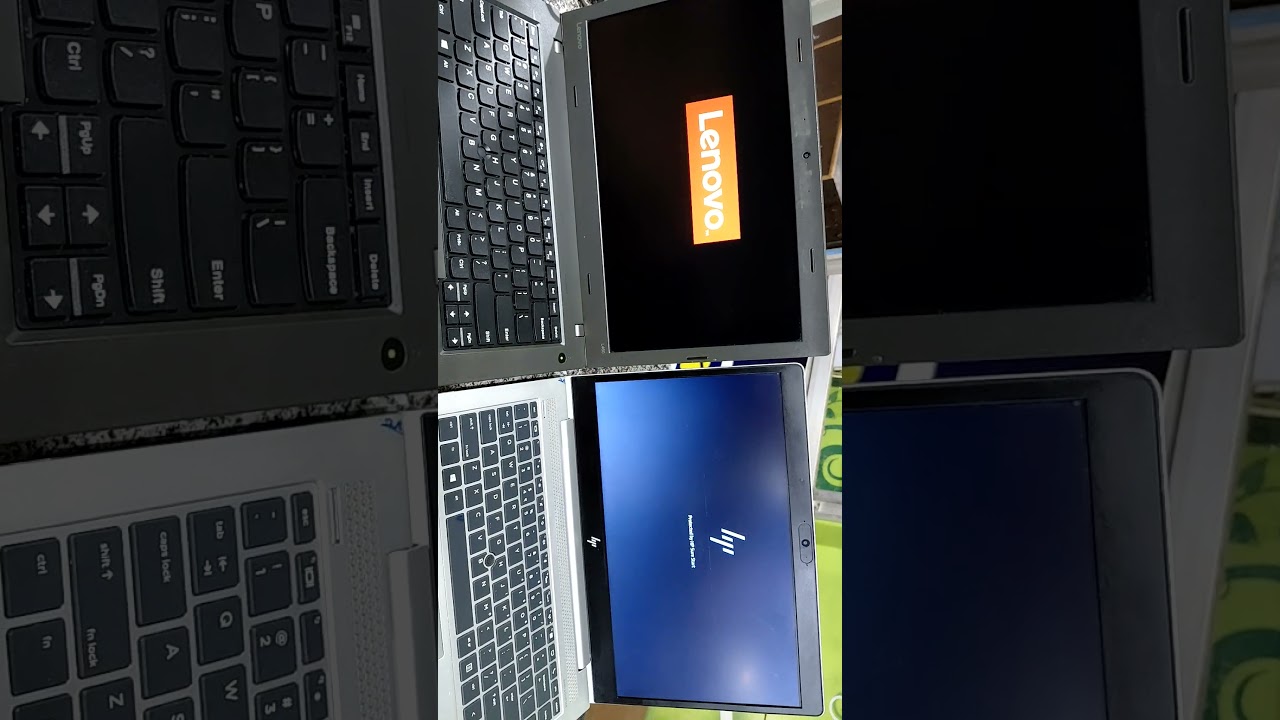 hp ELITEBOOK Vs⚡️⚡️ Lenovo ThinkPad boot Speed #lenovo #speed