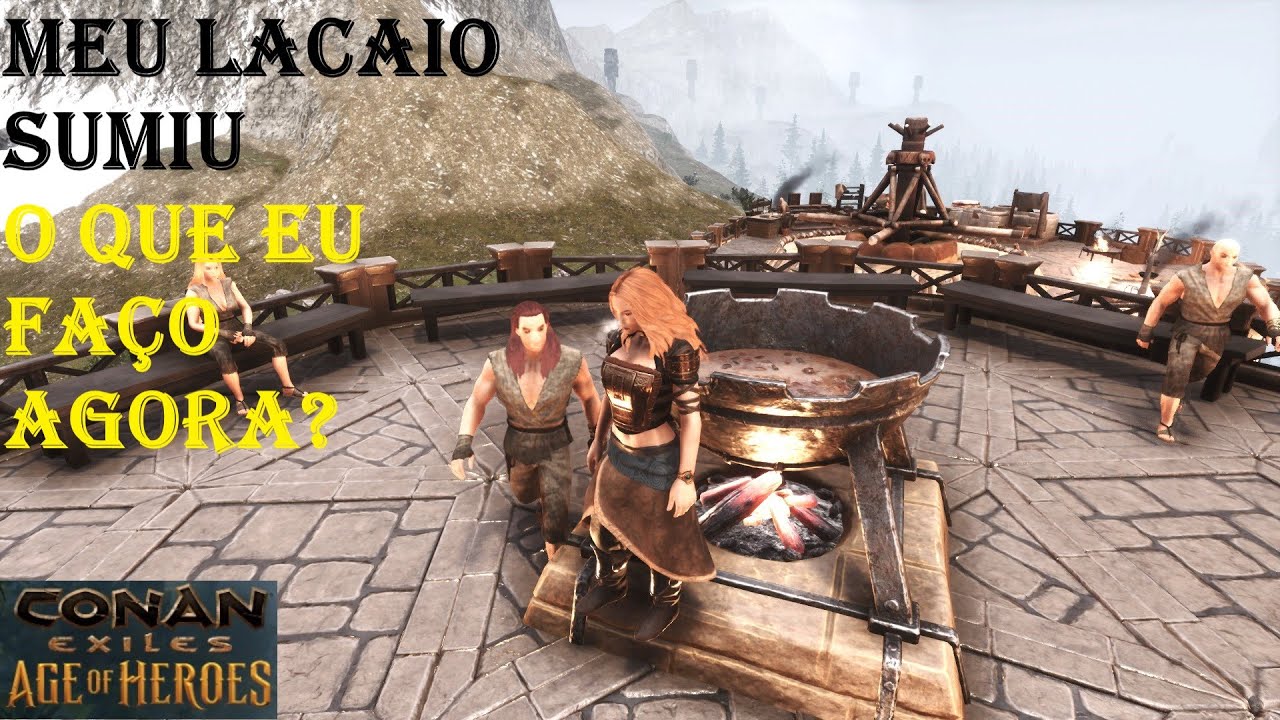 Conan exiles, o que fazer quando seu lacaio sumir
