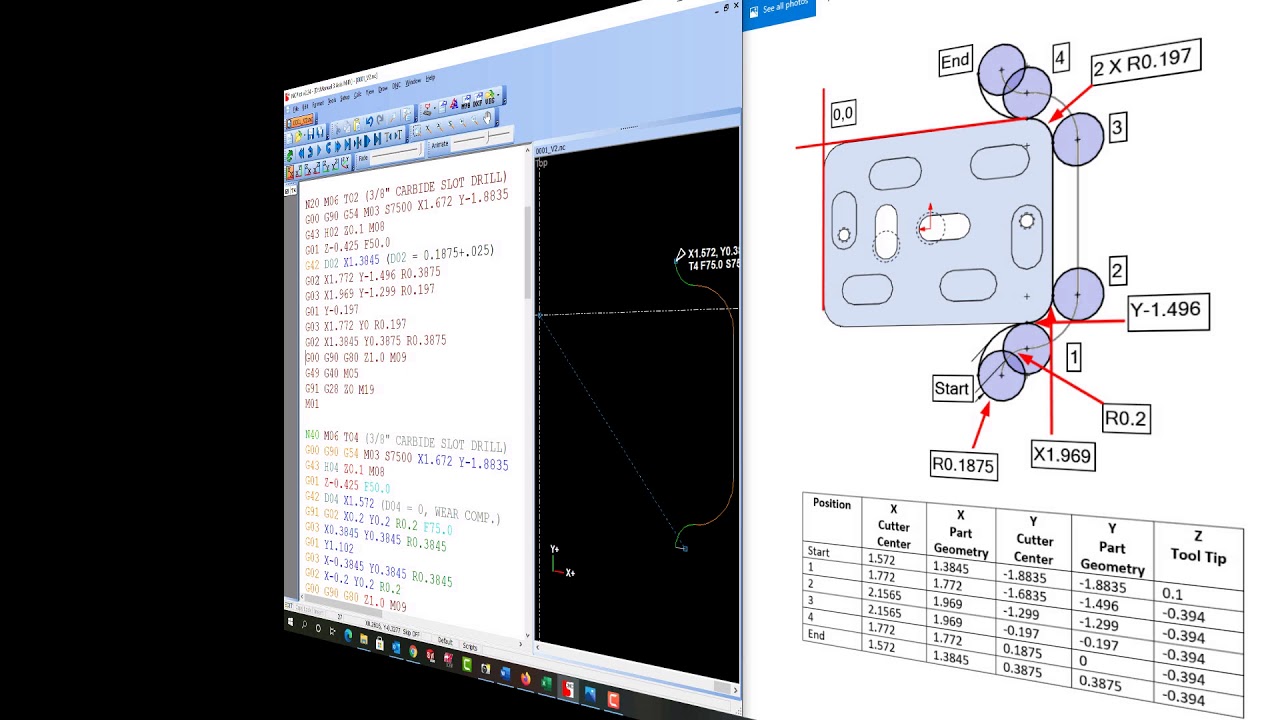 Cutter Compensation in the Machine Controller