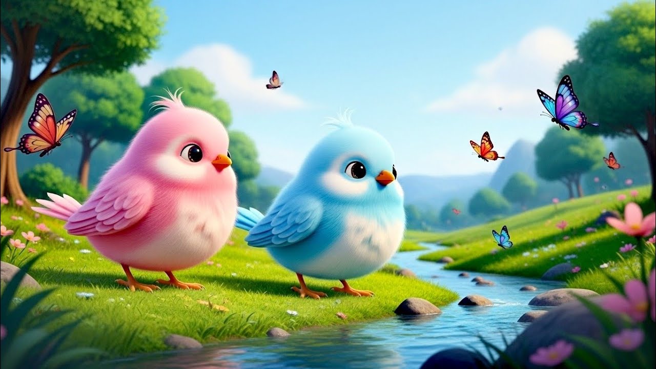 PinkPuff and the Blue Puff of the Quiet Valley 🌸🐦💙 @PinkPuffTale 