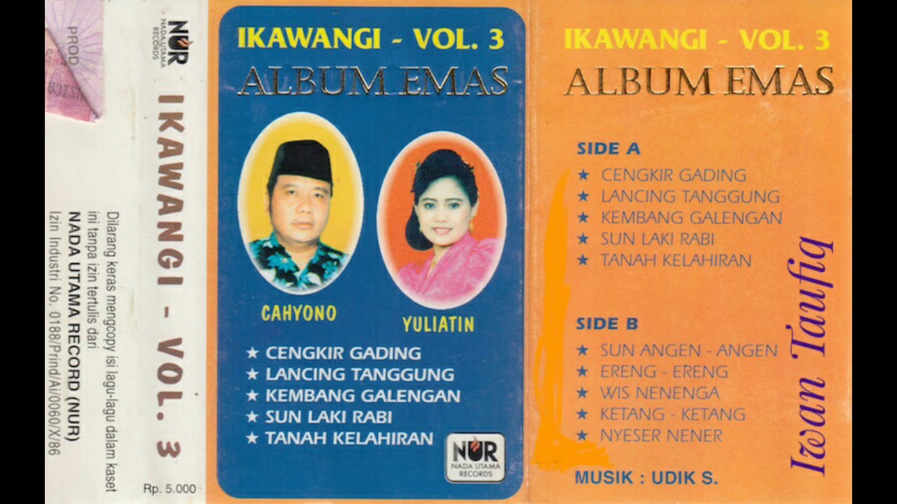 Kendang kempul CENGKIR GADING YULIATIN & CAHYONO Ikawangi Vol. 3