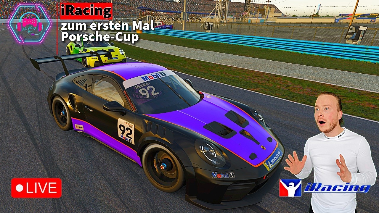 DAYTONA, mein persönlicher ENDGEGNER - iRacing Porsche Cup - LIVE