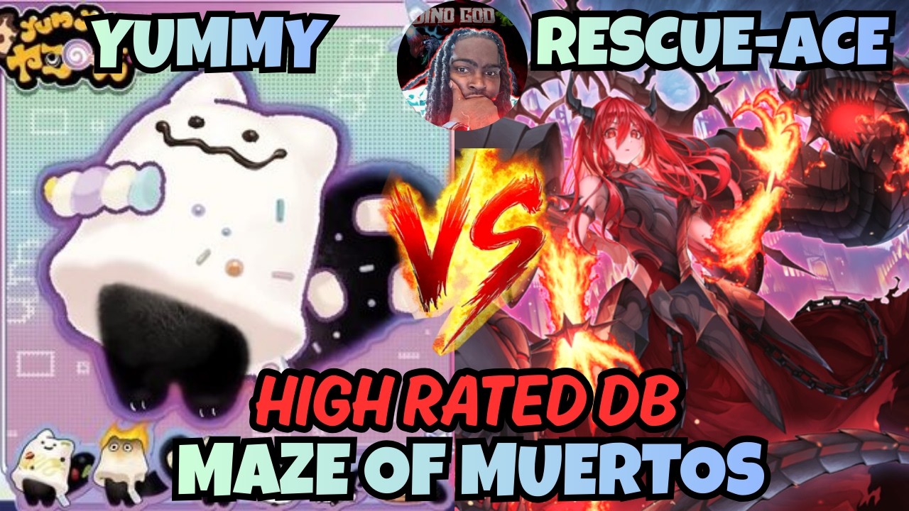 YUMMY PILE VS RESCUE-ACE | MAZE OF MUERTOS HIGH RATED DB YUGIOH!