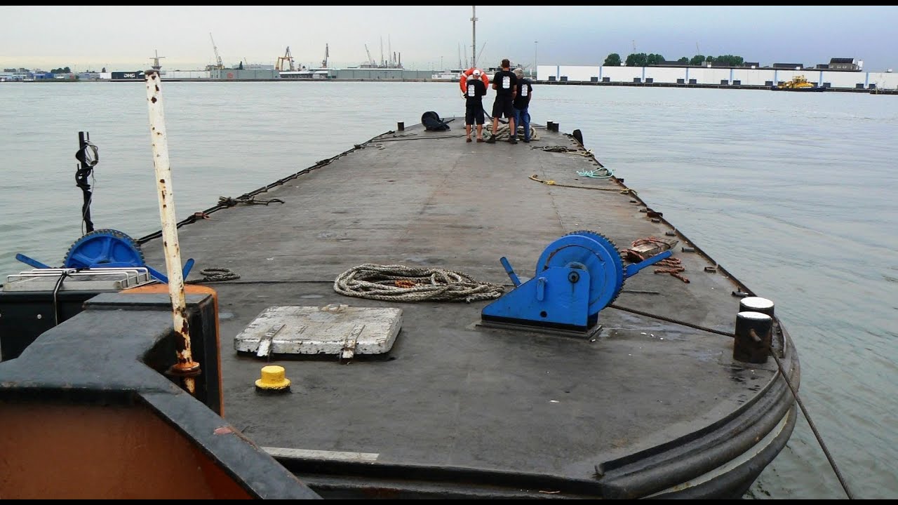 Brielle Blues 4 - Varen met oud Roeiers - Pontons van Rotterdam Waalhaven naar Brielle / 2013