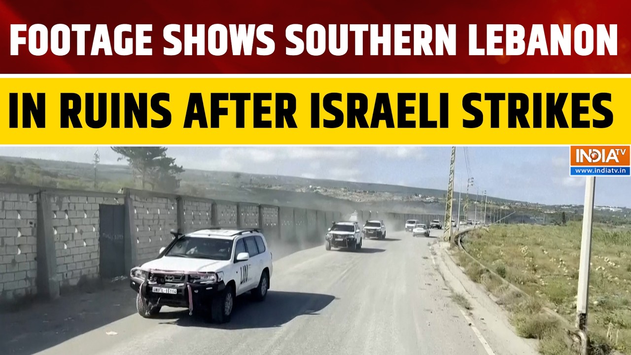 Israel-Hezbollah War: Footage Shows Lebanon In Ruins After Israeli Strikes | US-Iran Peace Deal