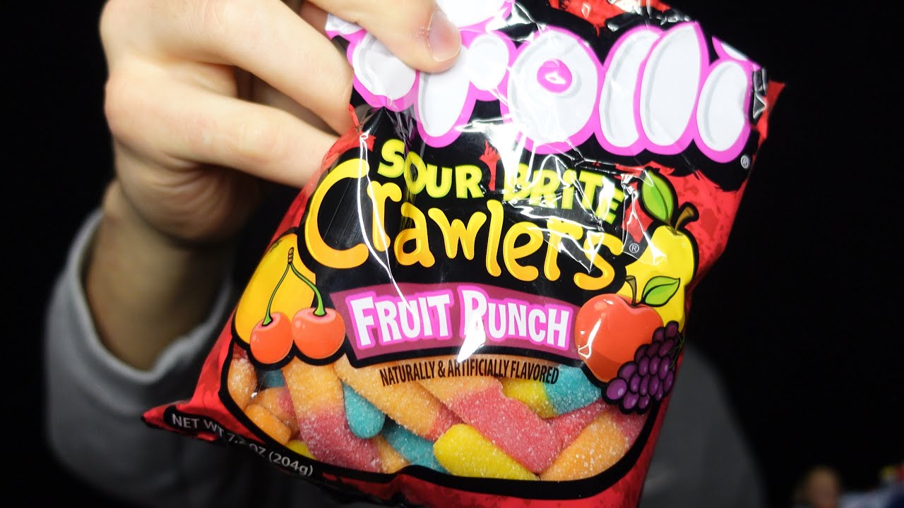 ASMR Fruit Punch Gummies Mukbang 🍓 Chewy Eating Sounds & Sticky Mouth Sounds