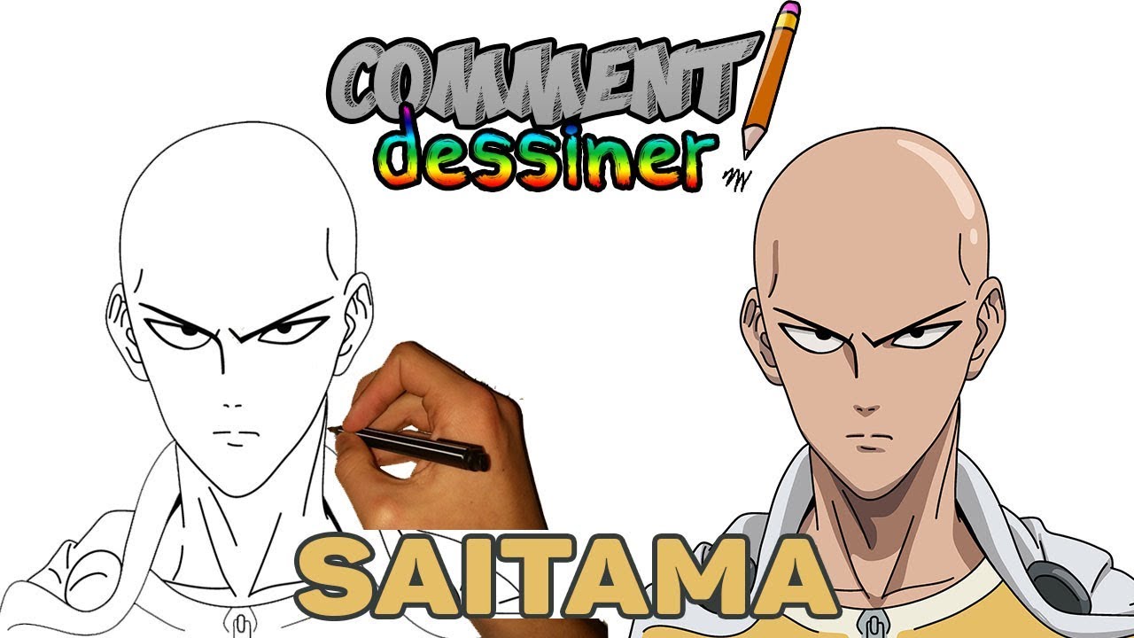 Comment dessiner Saïtama (One Punch Man) étape par étape | Comment dessiner