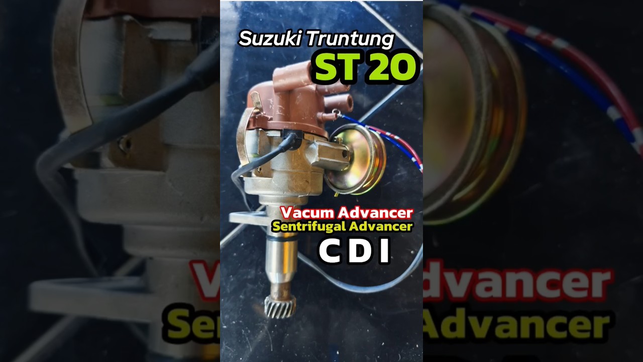 Pengapian suzuki truntung ST20 CDI, Vacum & sentrifugal advancer ( satu satunya di dunia )