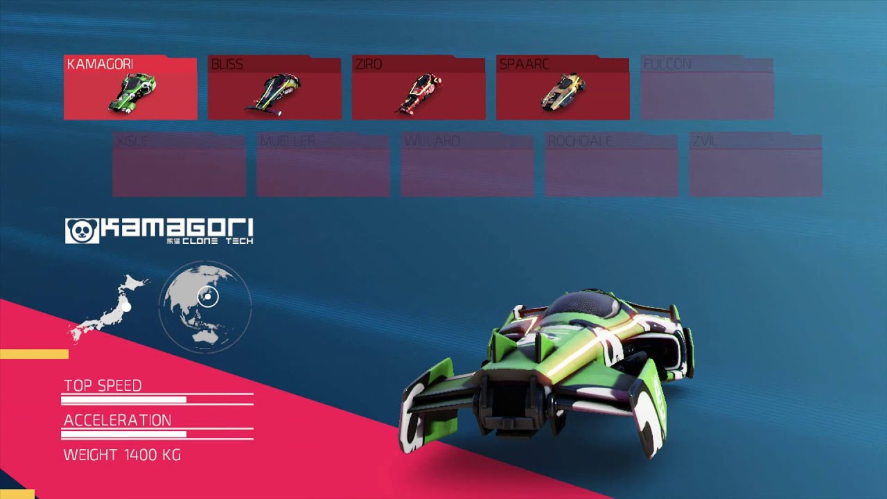 FAST Racing Neo (Wii U) Gameplay Preview - Zvil Raceway - Xenon Cup - Subsonic League
