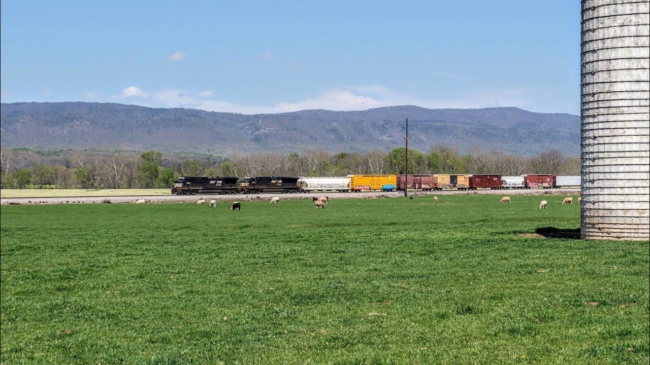 The Norfolk Southern H-line, Roanoke District in Virginia's Shenandoah Valley - April 2024