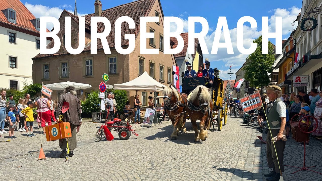 Burgebrach 1000 Jahre 🇩🇪 Walk Germany 2023