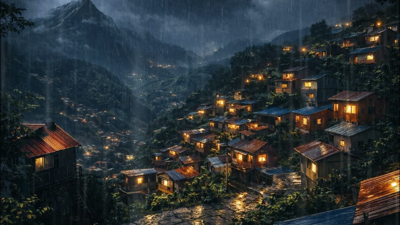Listening to Rain & Lofi 🎧🌧️