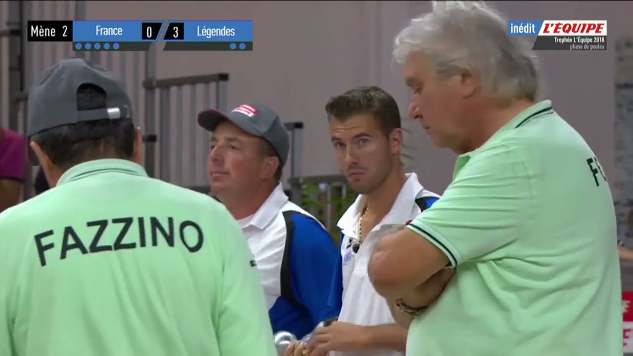 Partie de L&eacute;gendes ! Fazzino/Foyot VS Rocher/Suchaud TROPH&Eacute;E L'&Eacute;QUIPE 2018 P&eacute;tanque