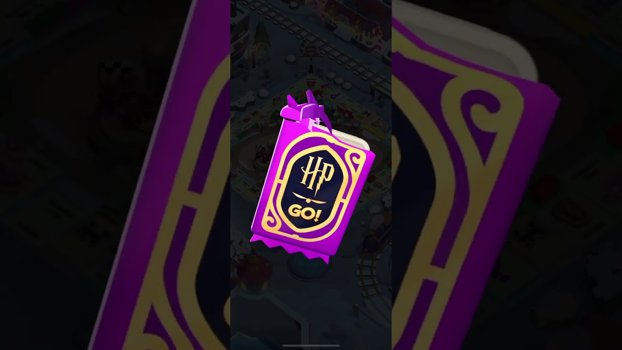 Hogwart Racing: Monopoly Go: Harry Potter Go: Hagrid Token : 1st Placel
