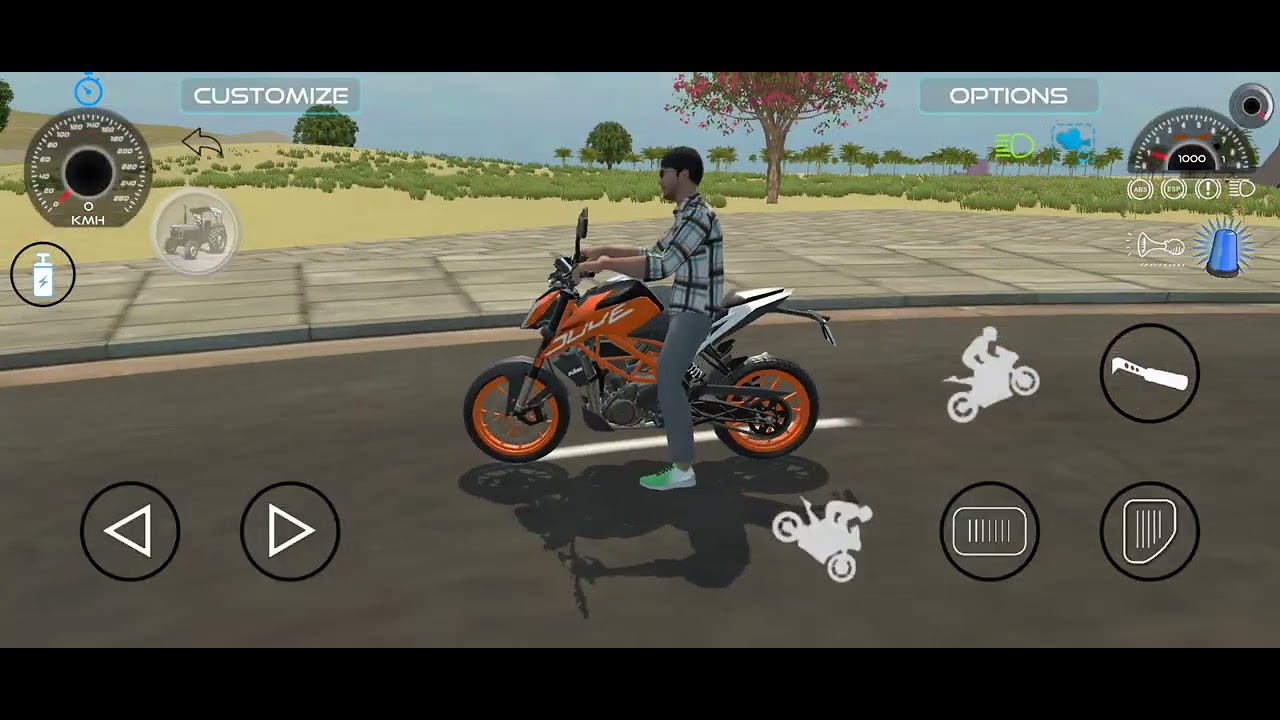 💥Franklin KTN Duke Bike Ride Challenge Indian Bike Game🎮 #gaming #games  