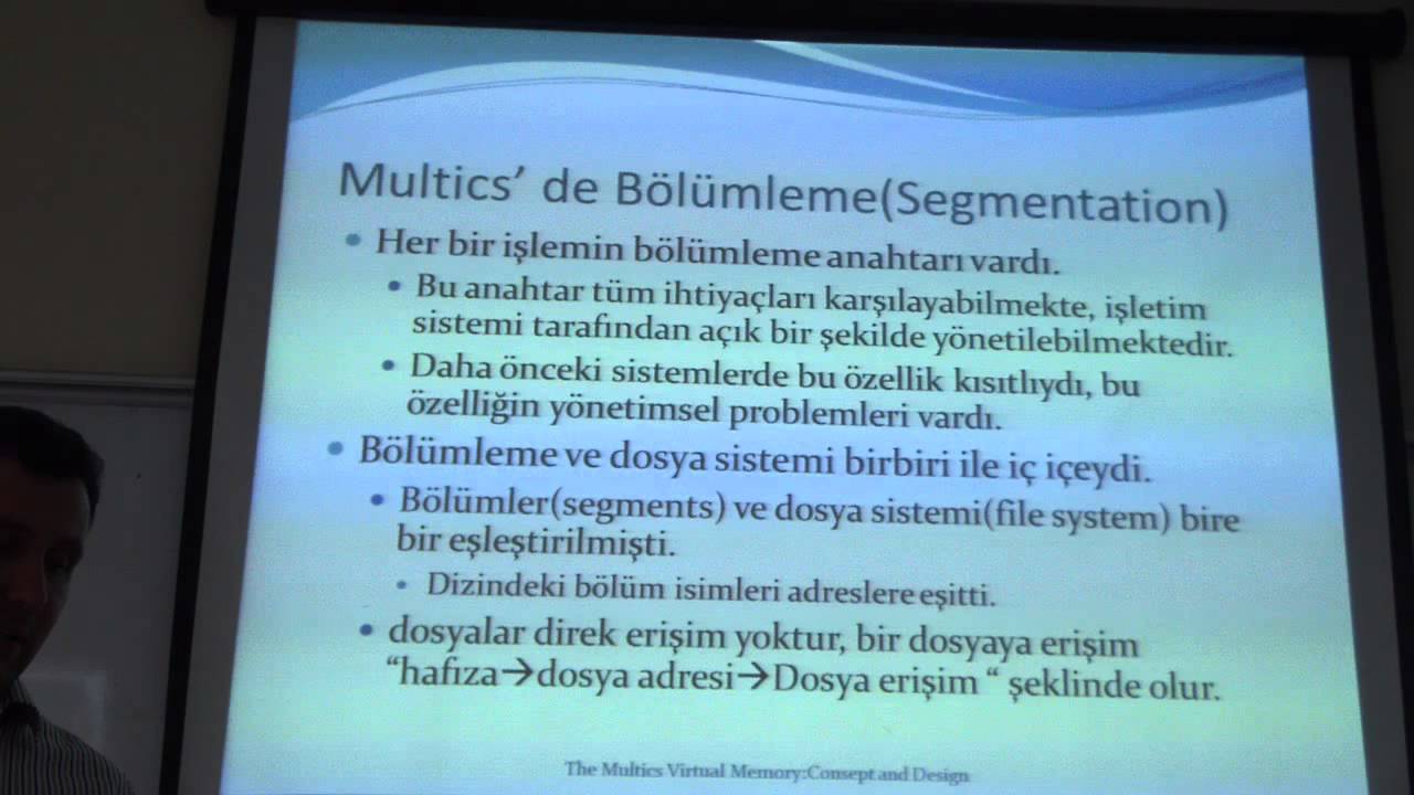 CSE601-Fall14-The Multics Virtual Memory Concepts and Design Part1 Emrah Kapucu