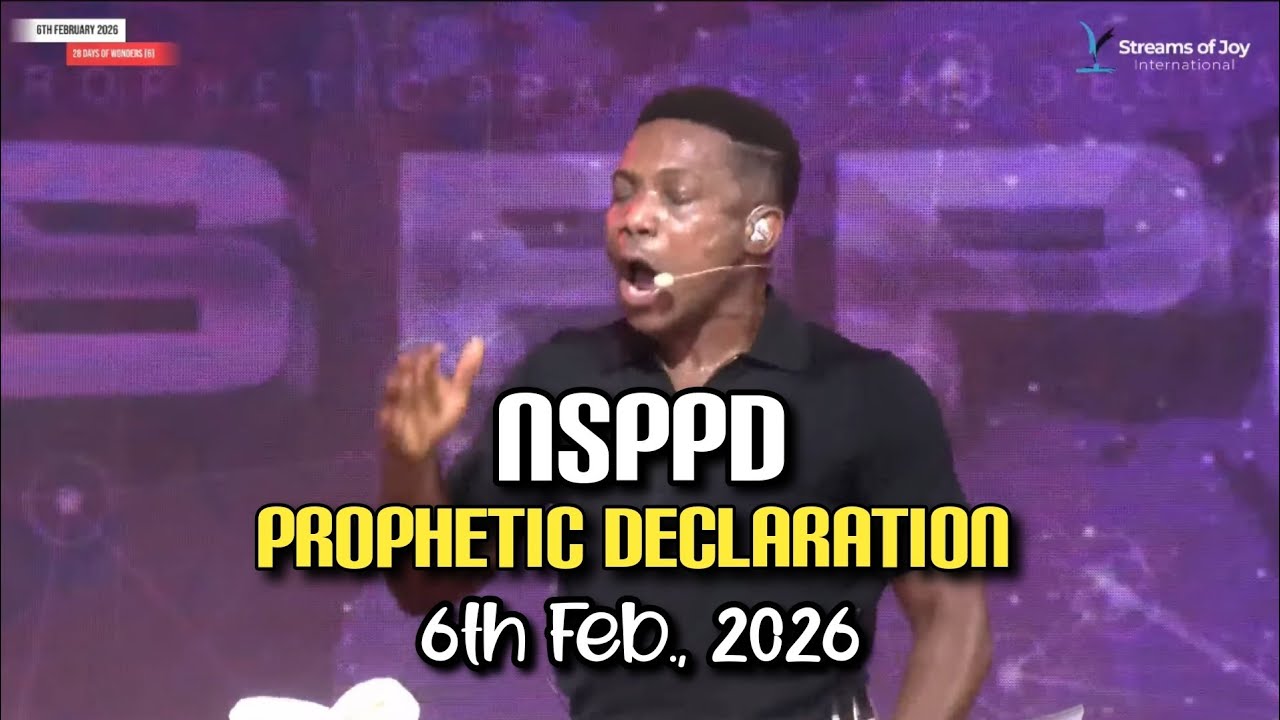 🚀28 DAYS OF WONDERS - [DAY 6] | NSPPD PROPHETIC DECLARATION | 6TH FEBRUARY 2026