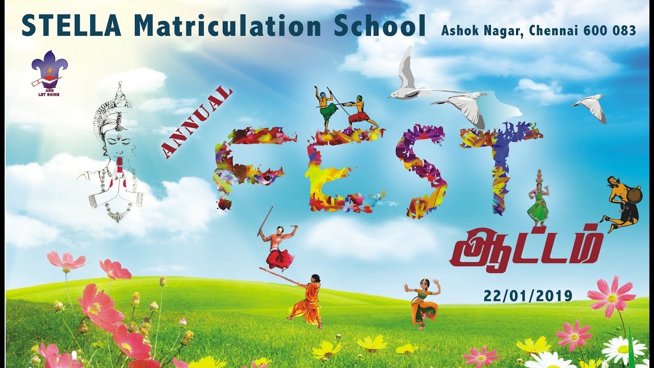 Stella Matriculation School | Annual Fest ஆட்டம் 2019