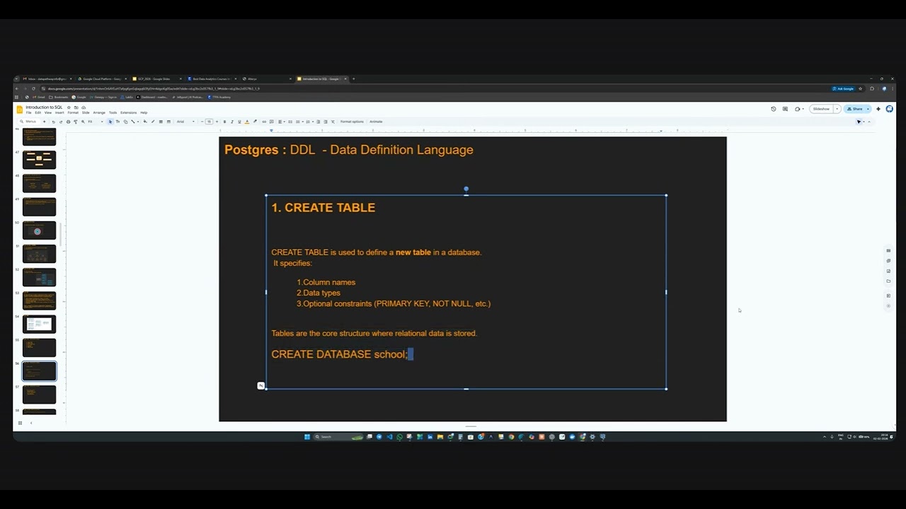 Postgres Day 8
