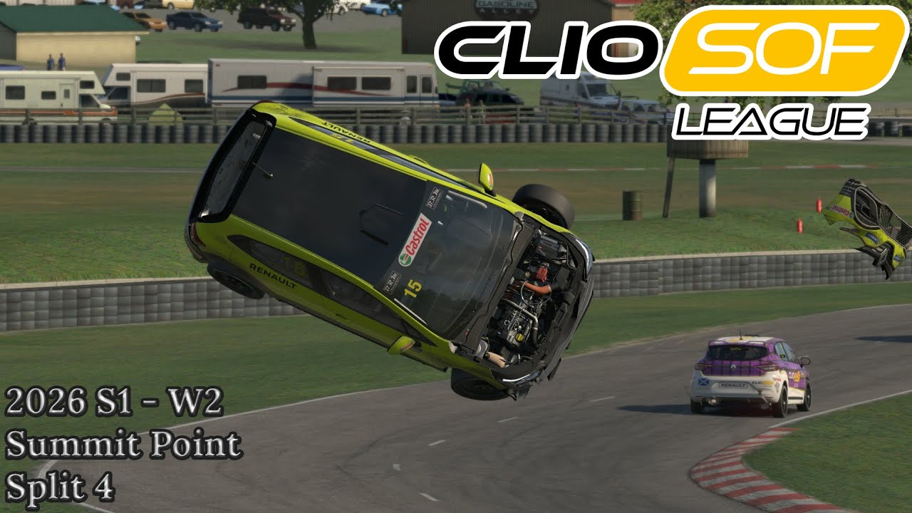 Clio Cup SoF League | 1 сезон 2026 - 2 неделя | Summit Point | 4 сплит