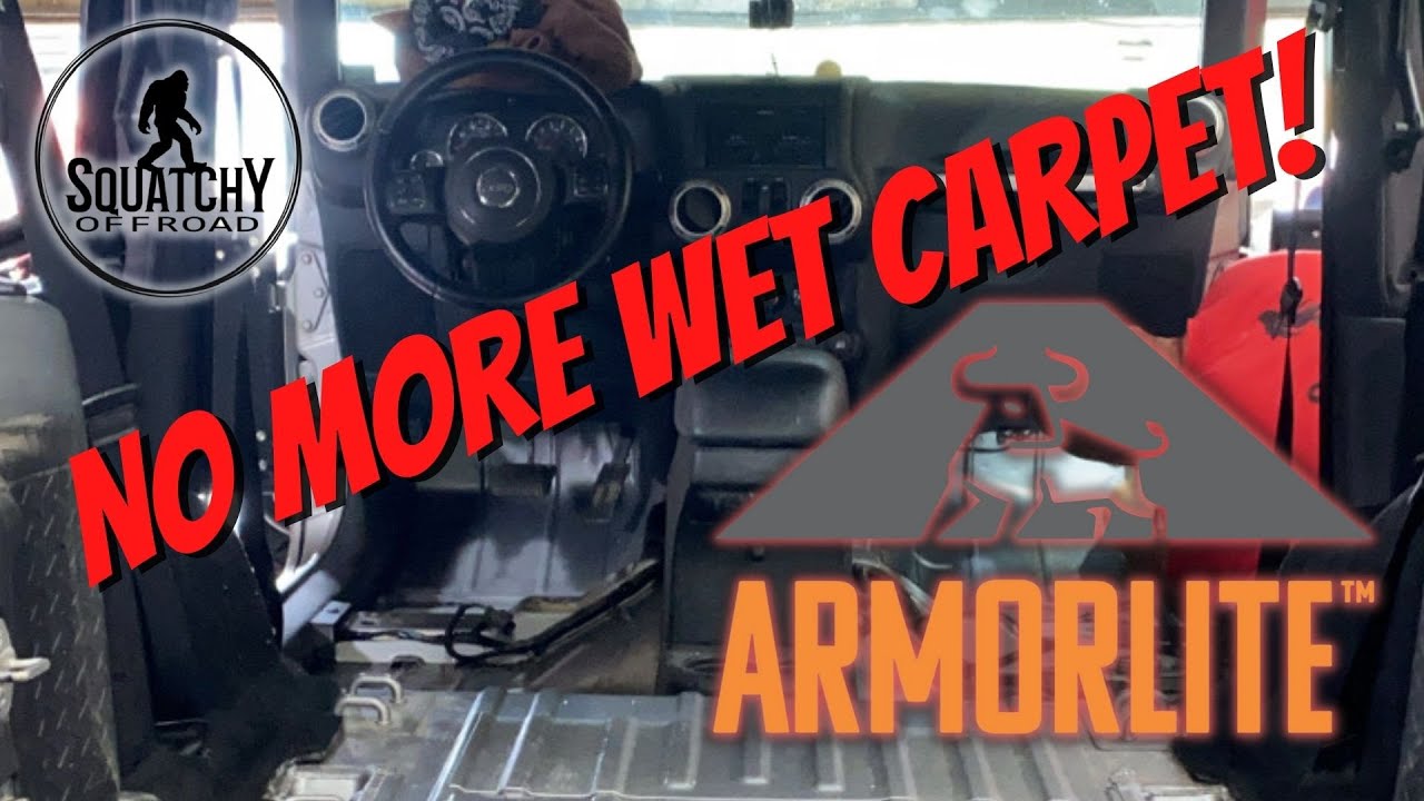 С МОКРЫМ КОВРОМ ПОКОНЧЕНО!!! Установка напольной системы Armorlite на 2DR JK.