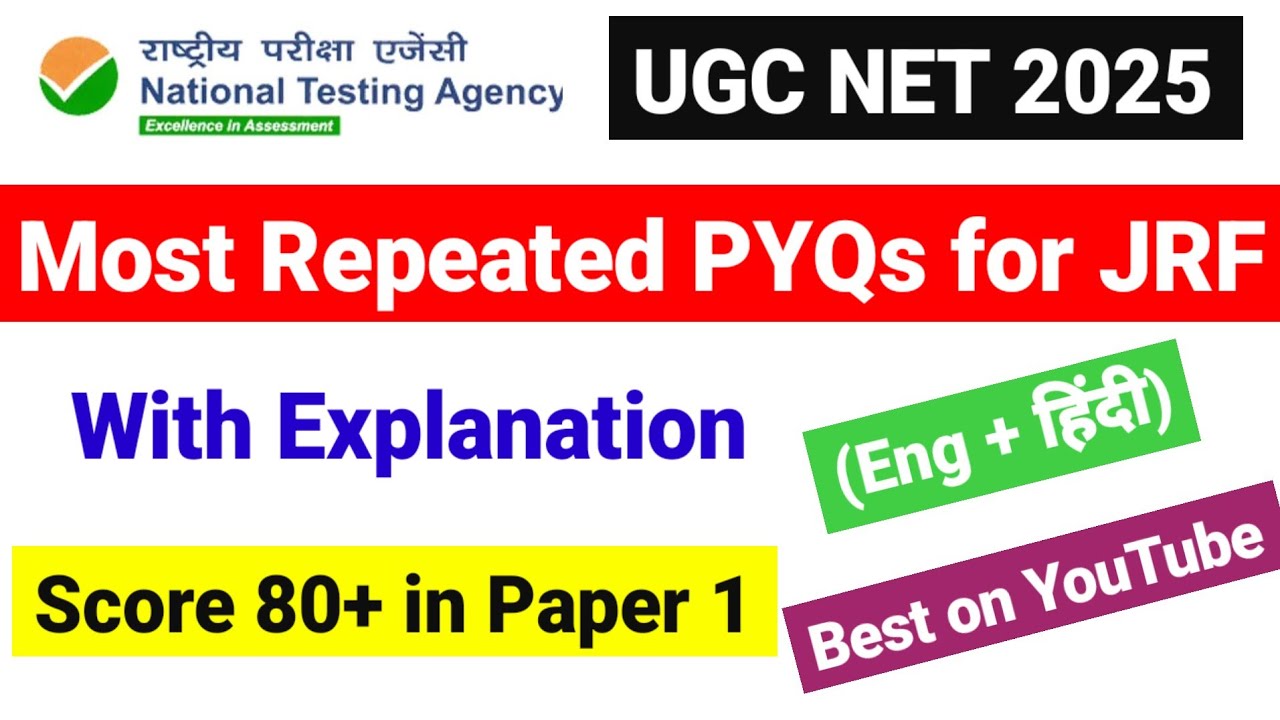 Most Repeated PYQs | Score 80+ Marks in Paper 1 | UGC NET PYQs with Explanation | UGC NET MENTOR