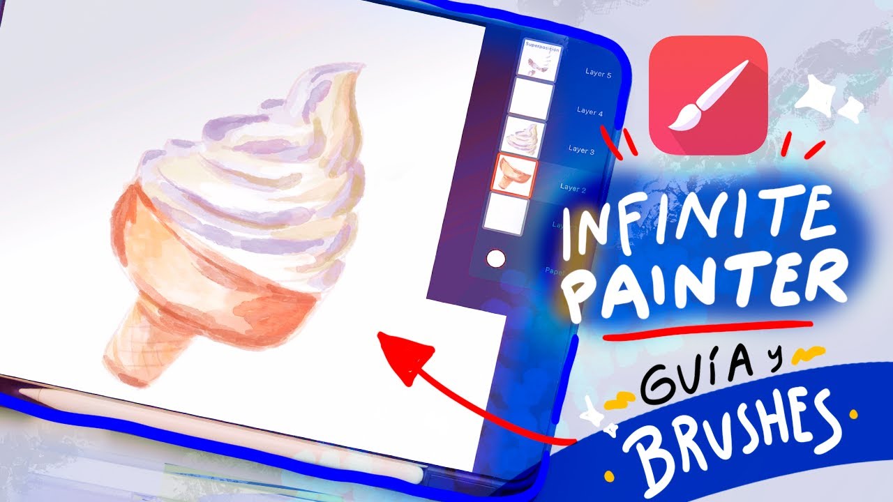 ¿Alternativa a Procreate? Infinite PAINTER ¿Cómo usarlo? + Pinceles