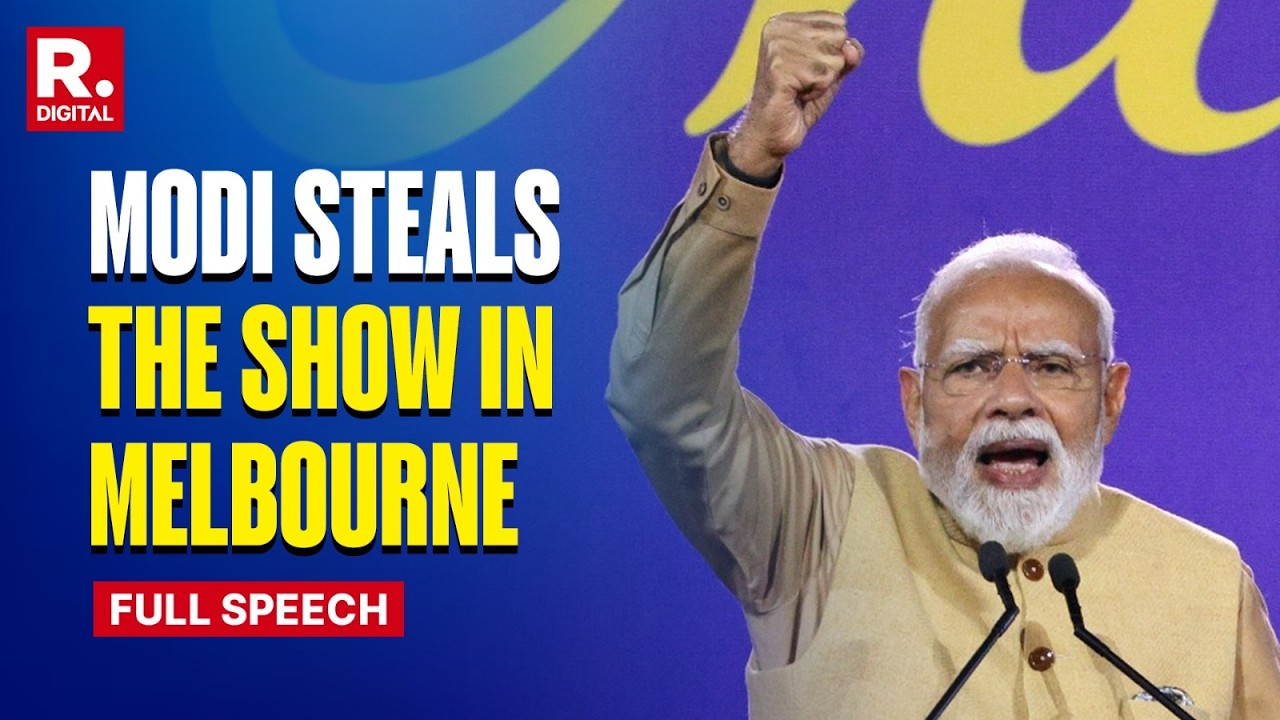 Modi Steals The Show In Melbourne With Power-Packed Address To Indian Diaspora | Full Speech